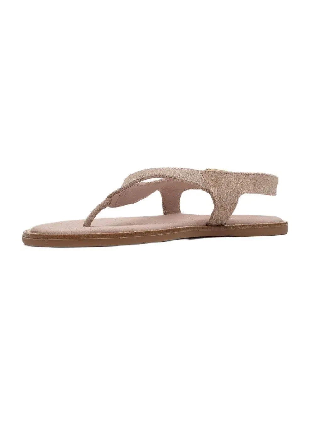 Сандалии-вьетнамки Belinda из итальянской кожи Forever & Always Shoes — изображение 3 из 4, бежевый