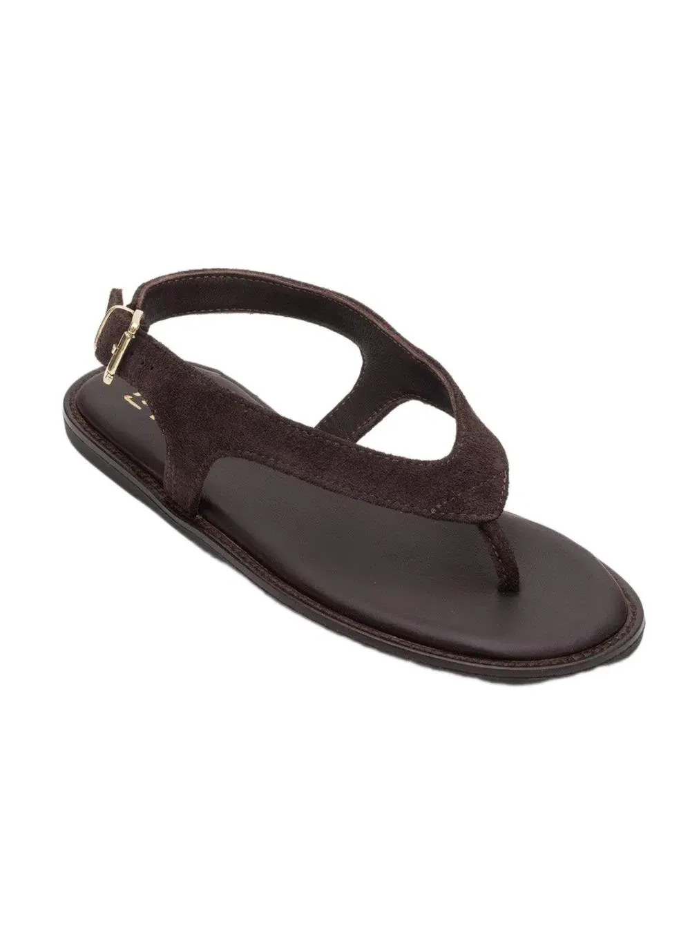 Сандалии Belinda с открытым носком, итальянская кожа Forever & Always Shoes — изображение 1 из 4, коричневый