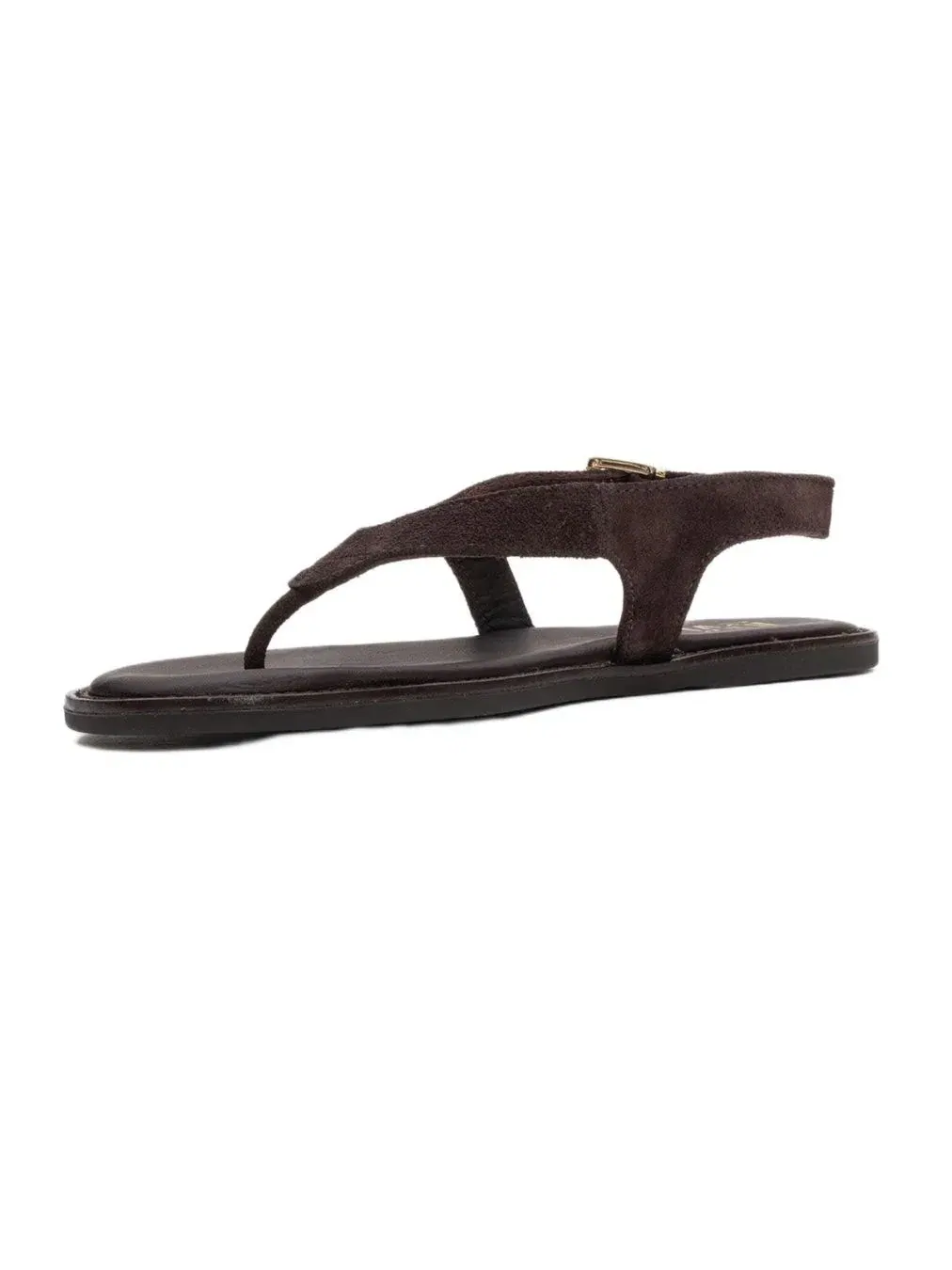 Сандалии Belinda с открытым носком, итальянская кожа Forever & Always Shoes — изображение 3 из 4, коричневый