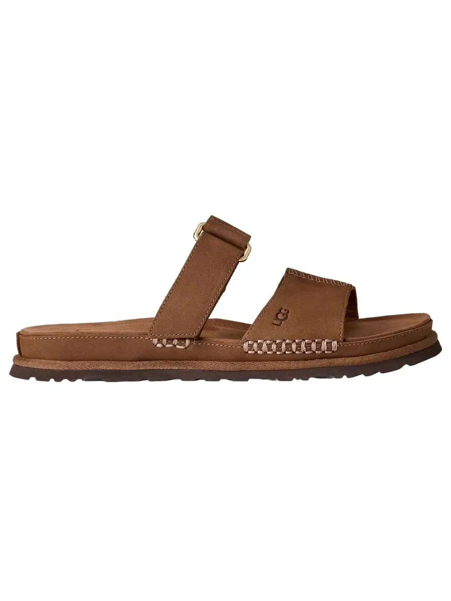 Сандалии-слайды GoldenGaze с регулируемым ремешком, UGG — изображение 2 из 8, коричневый
