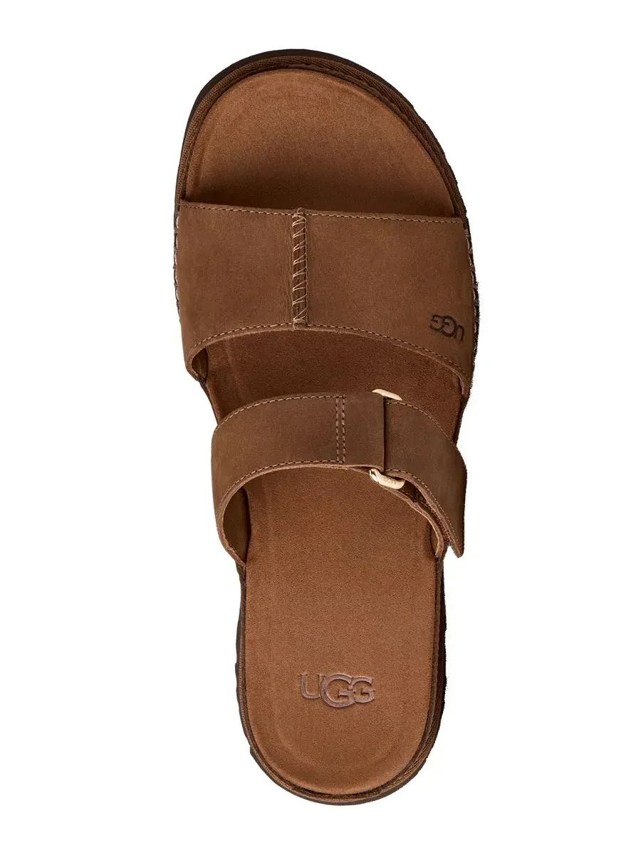 Сандалии-слайды GoldenGaze с регулируемым ремешком, UGG — изображение 4 из 8, коричневый