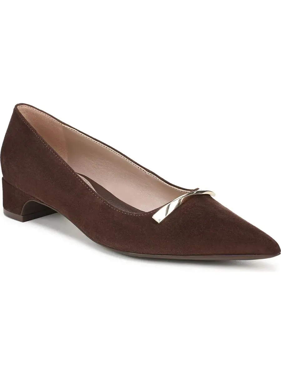 Туфли-лодочки с низким каблуком Rumi Slip-On Naturalizer — изображение 1 из 5, коричневый