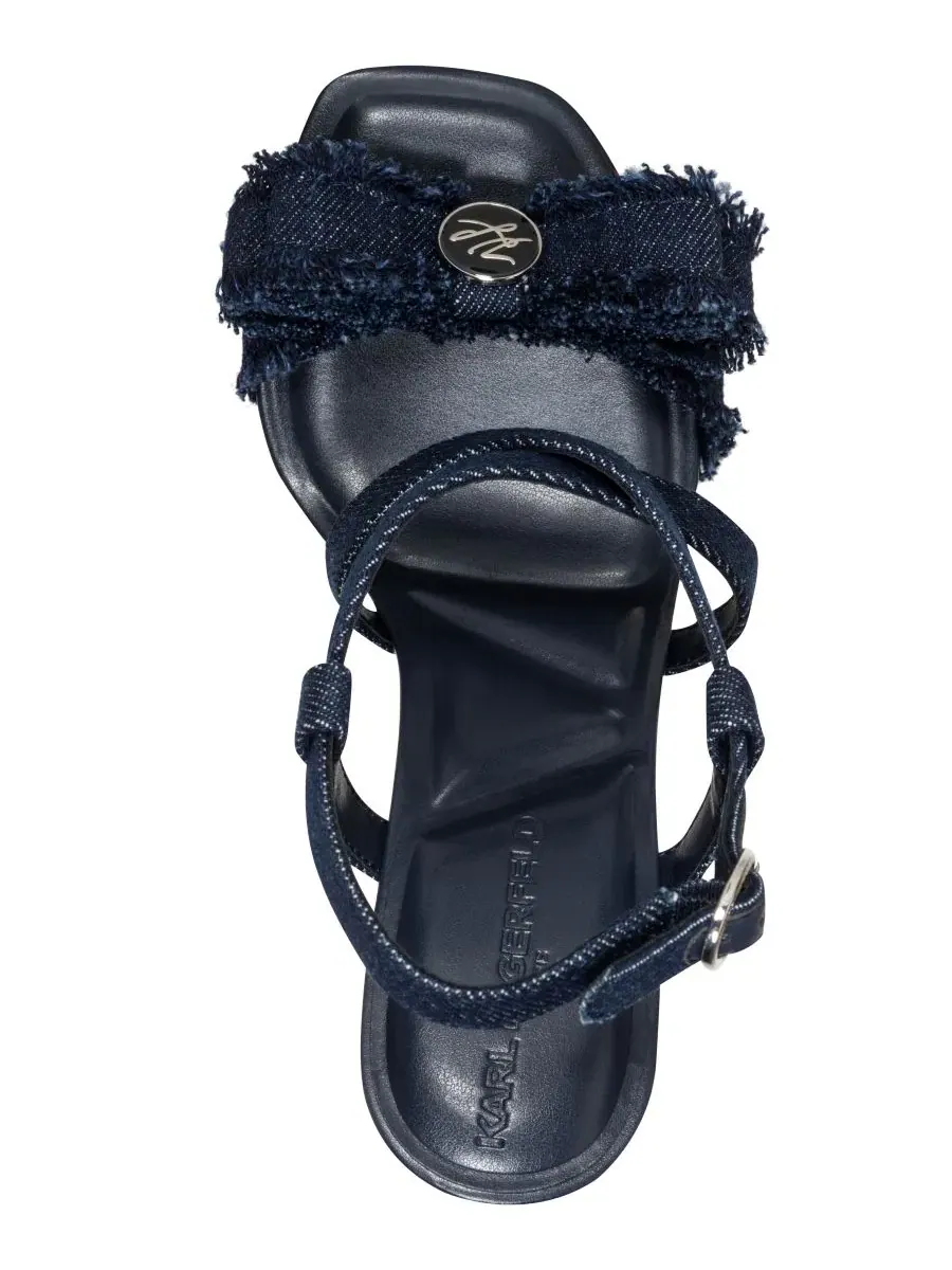 Женские сандалии-босоножки Currin Strappy Dress Sandals KARL LAGERFELD PARIS — изображение 4 из 5
