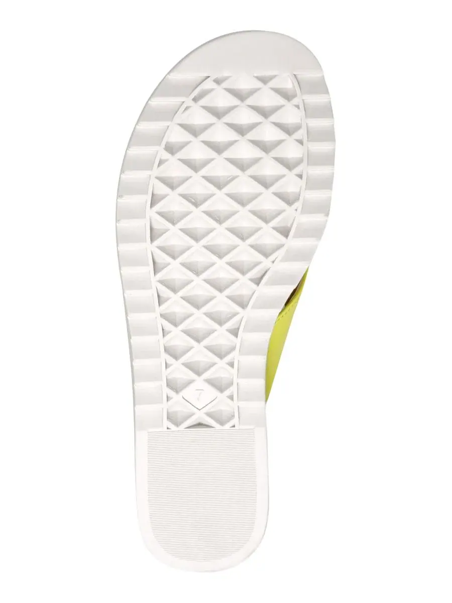 Женские сандалии-шлепанцы Jordyn Aerosoles, Lemon Faux Leather — изображение 5 из 6