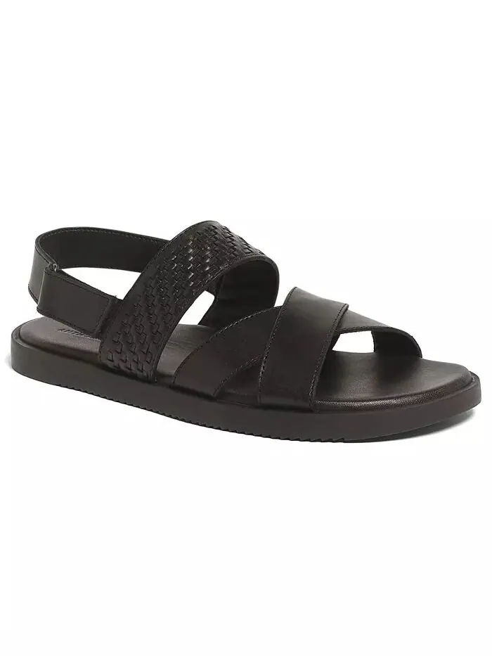 Мужские сандалии Mumbai Cross Strap Comfort Anthony Veer — изображение 1 из 5, черный