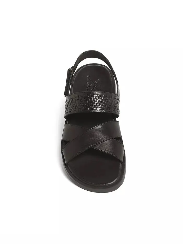 Мужские сандалии Mumbai Cross Strap Comfort Anthony Veer — изображение 4 из 5, черный