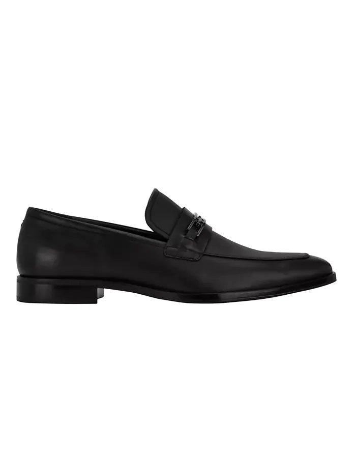 Мужские классические лоферы Hendo Square Toe Slip On GUESS — изображение 2 из 5, черный