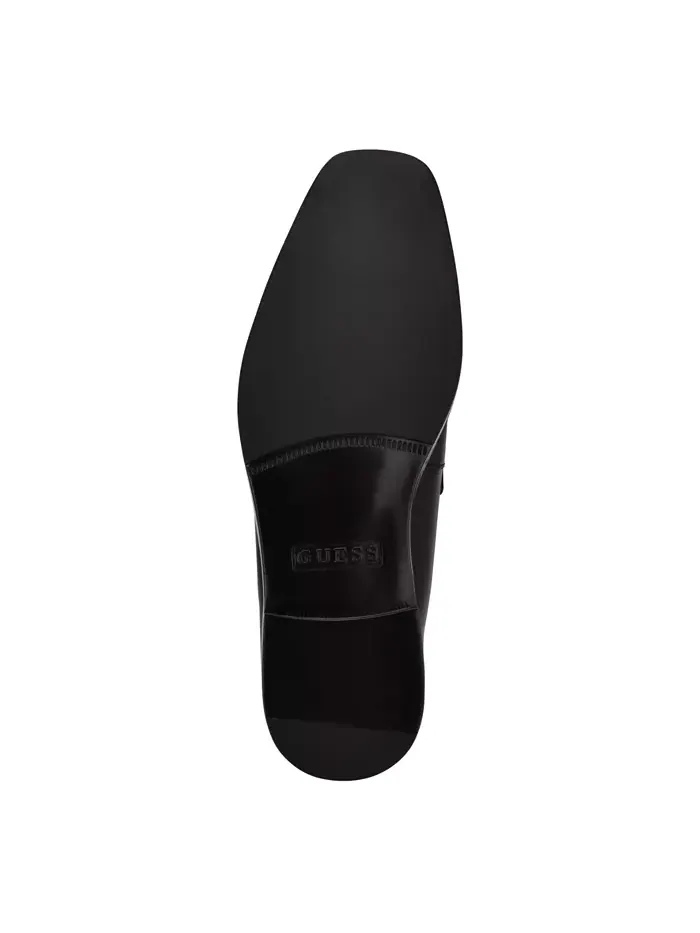 Мужские классические лоферы Hendo Square Toe Slip On GUESS — изображение 5 из 5, черный