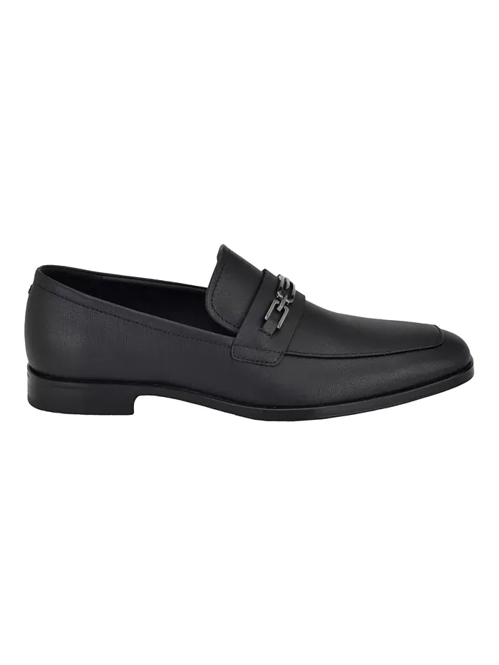 Мужские классические лоферы Hendo Square Toe Slip On GUESS — изображение 2 из 5, черный