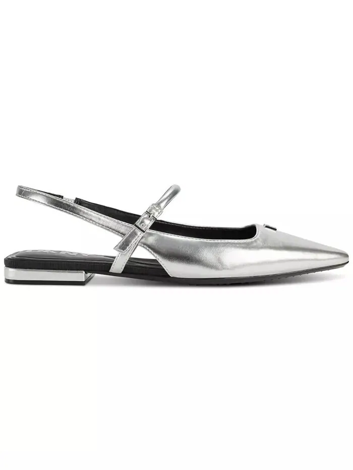 Женские балетки Cairo Slingback DKNY — изображение 2 из 5, серебряный