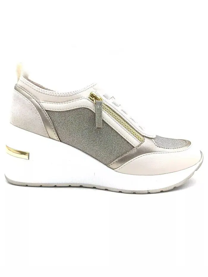 Женские кроссовки Fiona Wedge Kenneth Cole Reaction — изображение 2 из 8, бежевый