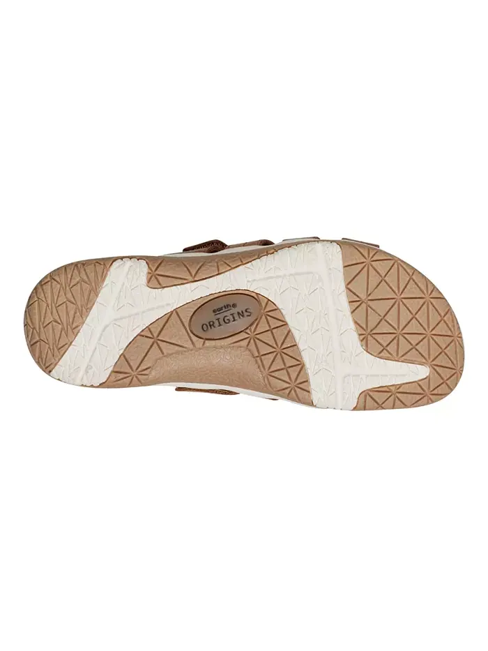 Женские сандалии Sassoni Strappy Slip-On Earth — изображение 5 из 6, коньячный