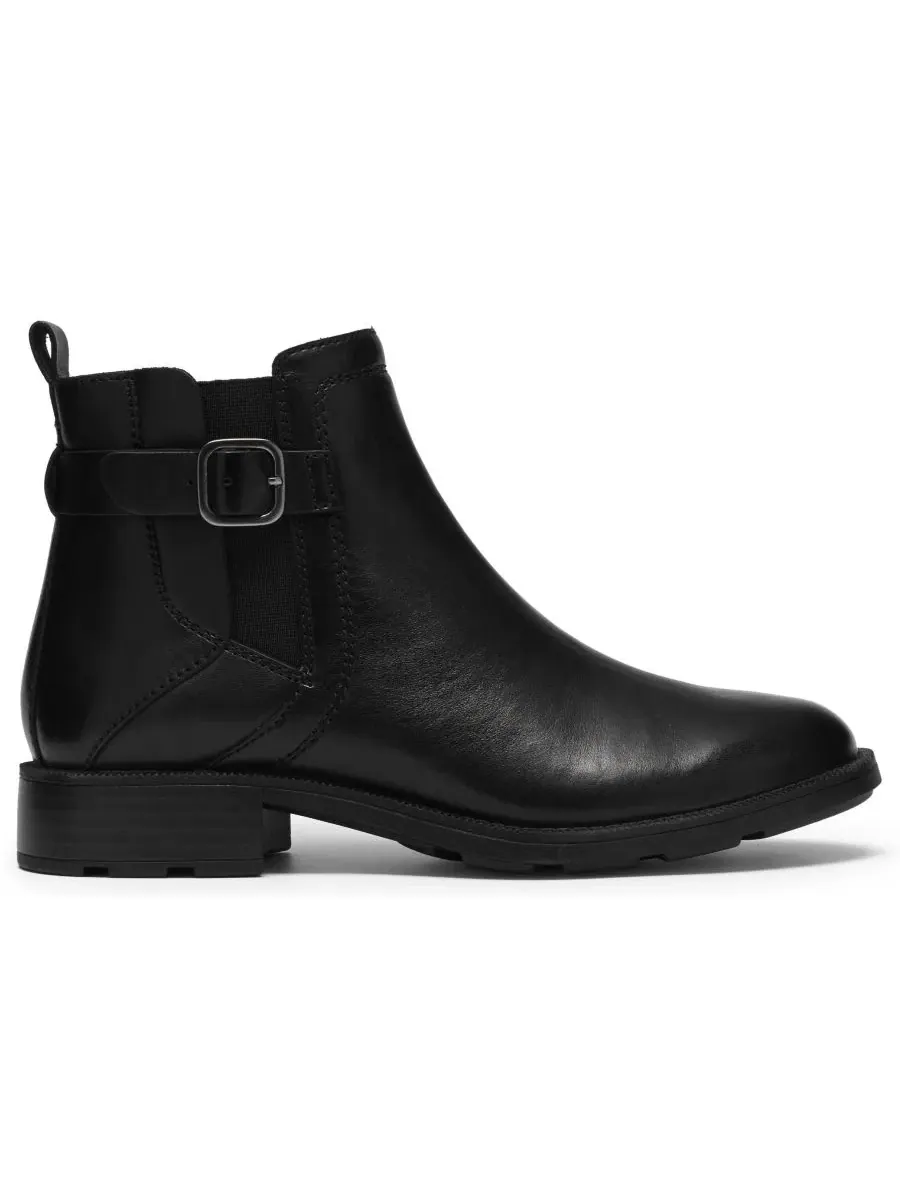 Ботинки на каблуке с пряжкой Adalynn West Clarks — изображение 2 из 6, черный