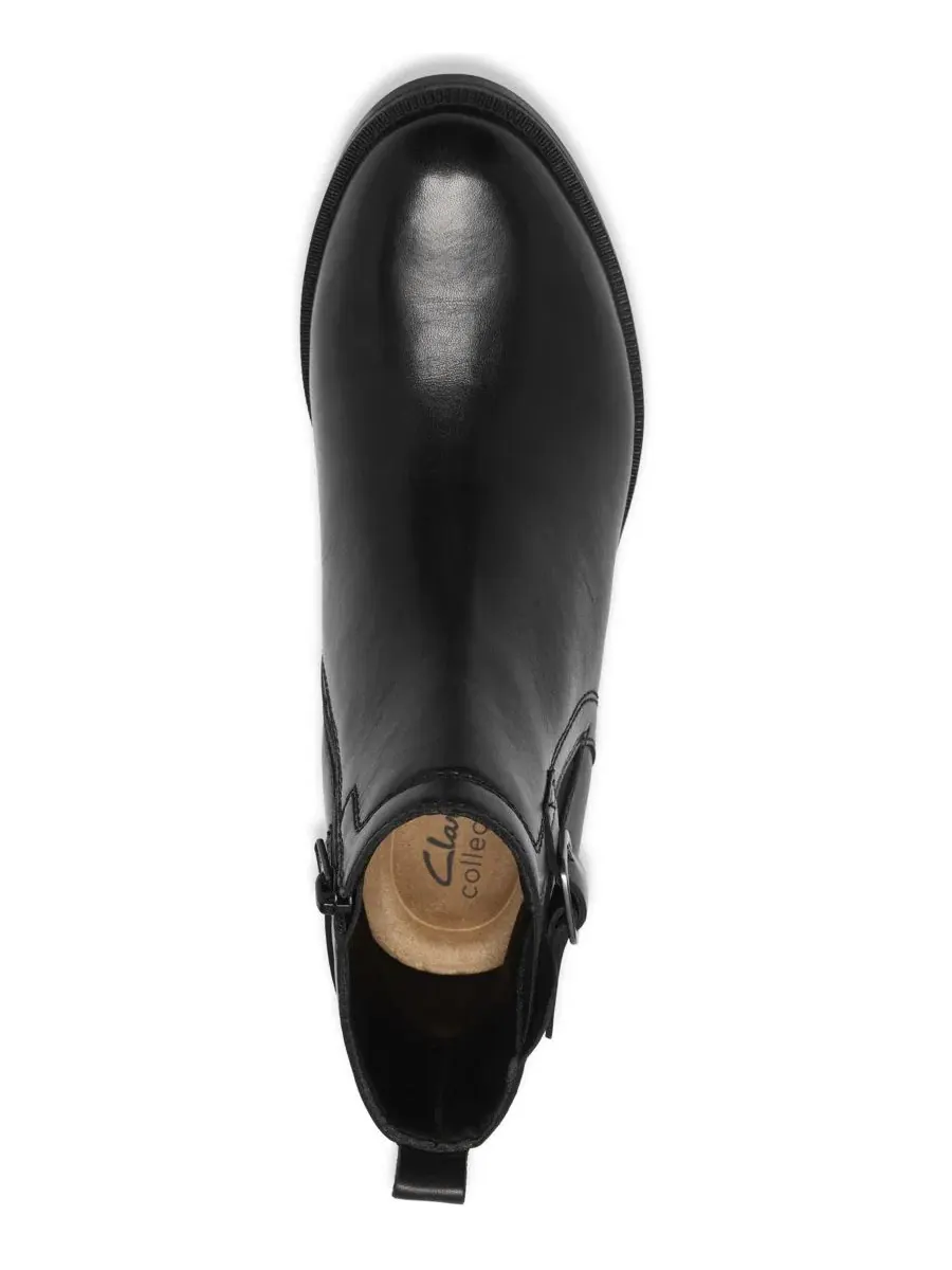 Ботинки на каблуке с пряжкой Adalynn West Clarks — изображение 4 из 6, черный
