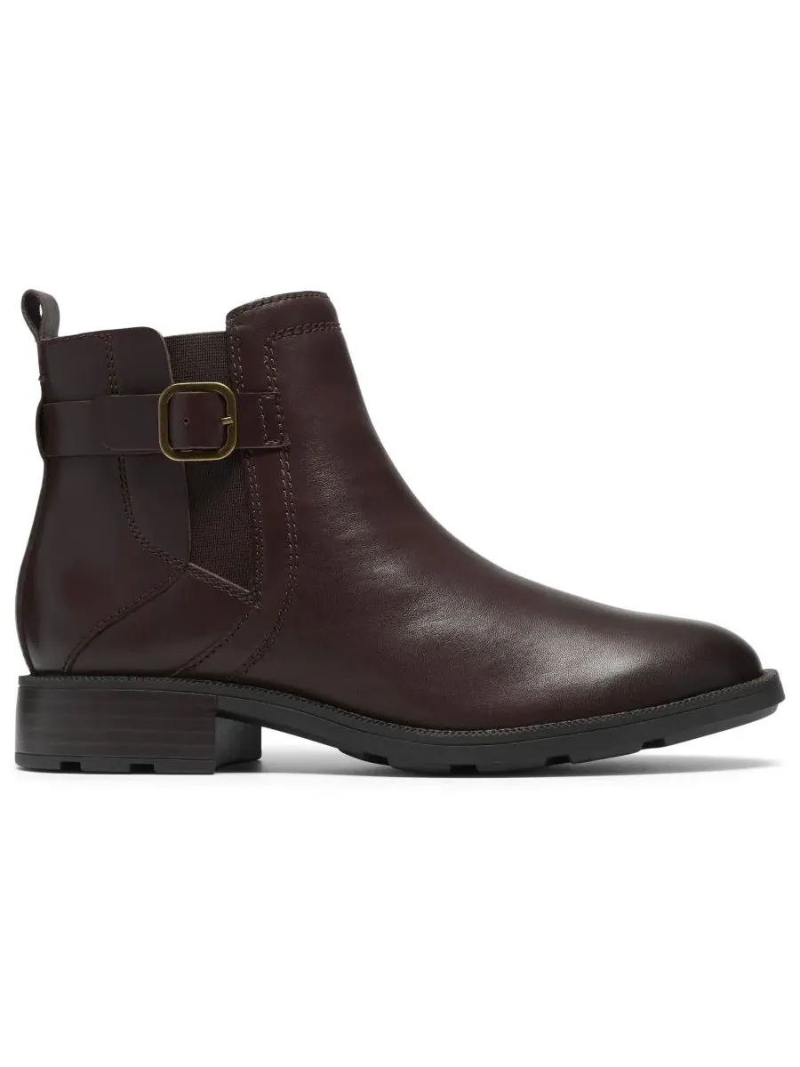 Ботинки на каблуке с пряжкой, модель Adalynn West Clarks — изображение 2 из 6, коричневый