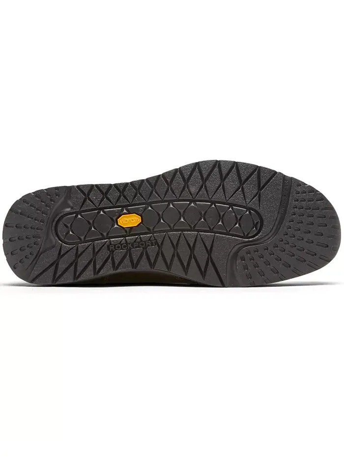 Мужские классические туфли Edgehill Double Gore Slip On Rockport — изображение 4 из 4, коричневый