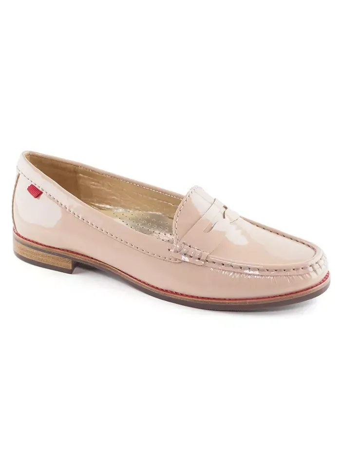 Женские лоферы East Village Penny Marc Joseph New York — изображение 1 из 8, бежевый/бежевый