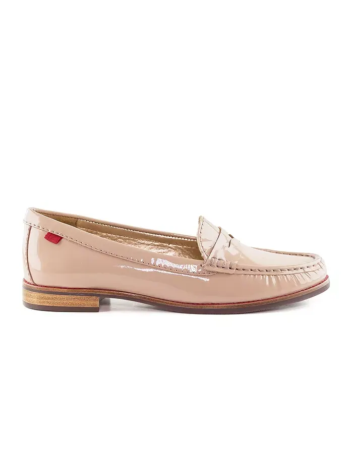 Женские лоферы East Village Penny Marc Joseph New York — изображение 4 из 8, бежевый/бежевый