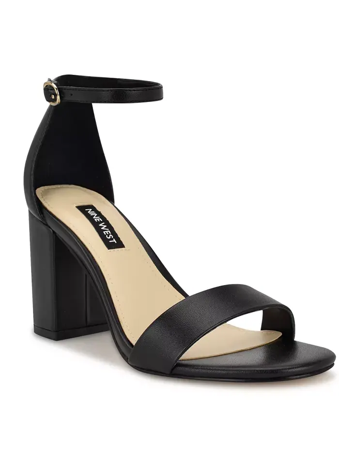 Женские босоножки Toniann с открытым носком Nine West — изображение 1 из 6, черный