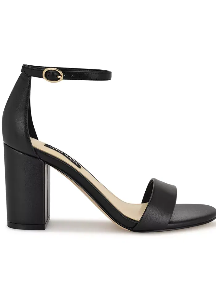 Женские босоножки Toniann с открытым носком Nine West — изображение 2 из 6, черный