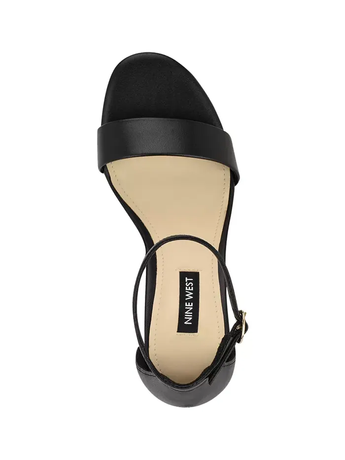 Женские босоножки Toniann с открытым носком Nine West — изображение 4 из 6, черный