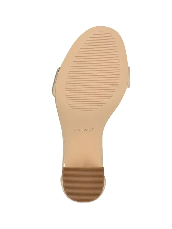 Женские босоножки Toniann с открытым носком Nine West — изображение 5 из 6, золото