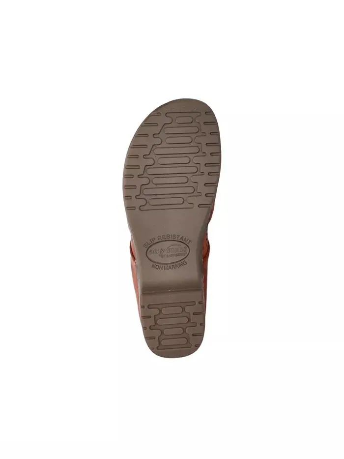Женские легкие рабочие туфли Sidra Slip Resistant Clogs Easy Street — изображение 5 из 5, хикори