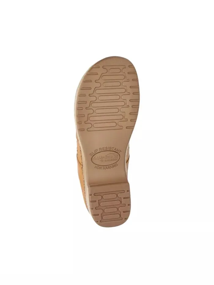 Женские легкие рабочие туфли Sidra Slip Resistant Clogs Easy Street — изображение 5 из 5, желтый