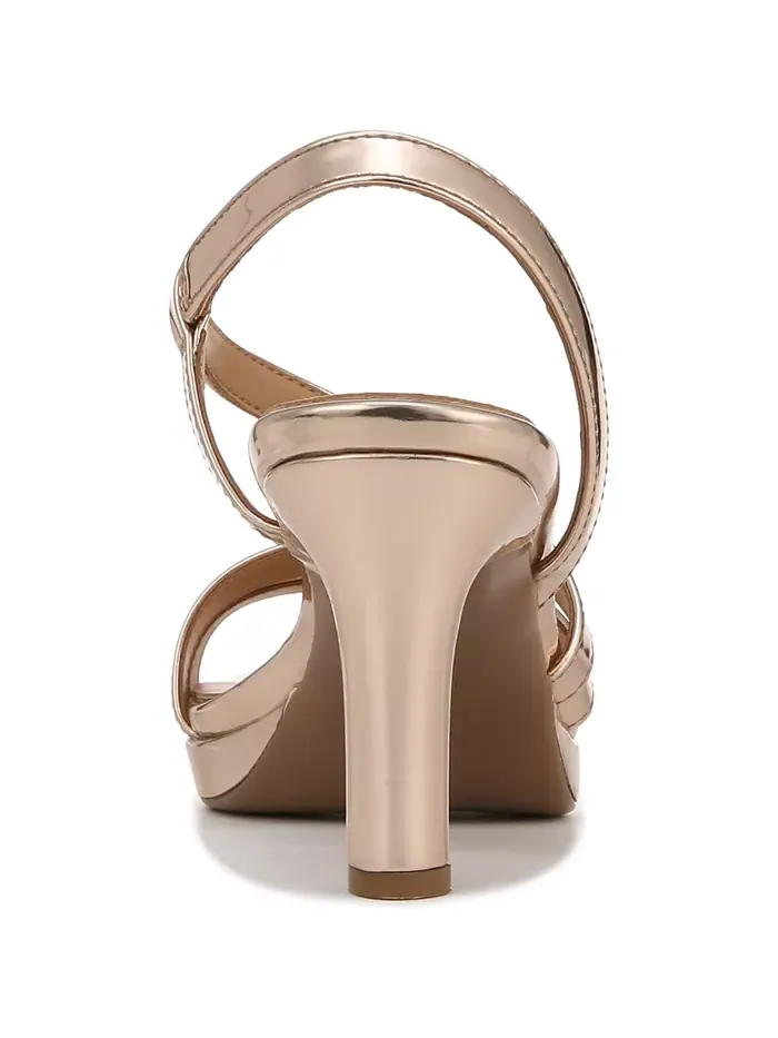 Женские сандалии Brenta Strappy Dress Naturalizer — изображение 3 из 6, розовый золотистый