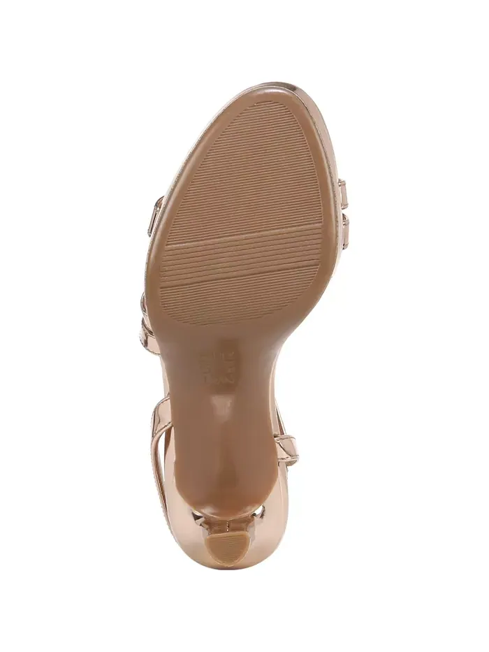 Женские сандалии Brenta Strappy Dress Naturalizer — изображение 5 из 6, розовый золотистый