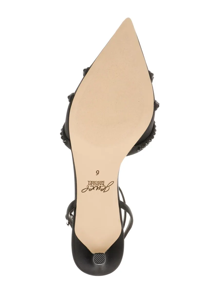 Женские туфли-лодочки Indra с острым носком Jewel Badgley Mischka — изображение 5 из 5, черный