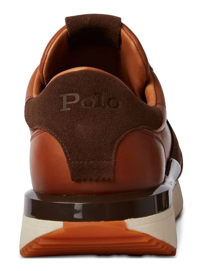 Мужские кроссовки Train 89 на шнуровке Polo Ralph Lauren — изображение 3 из 5, бежевый