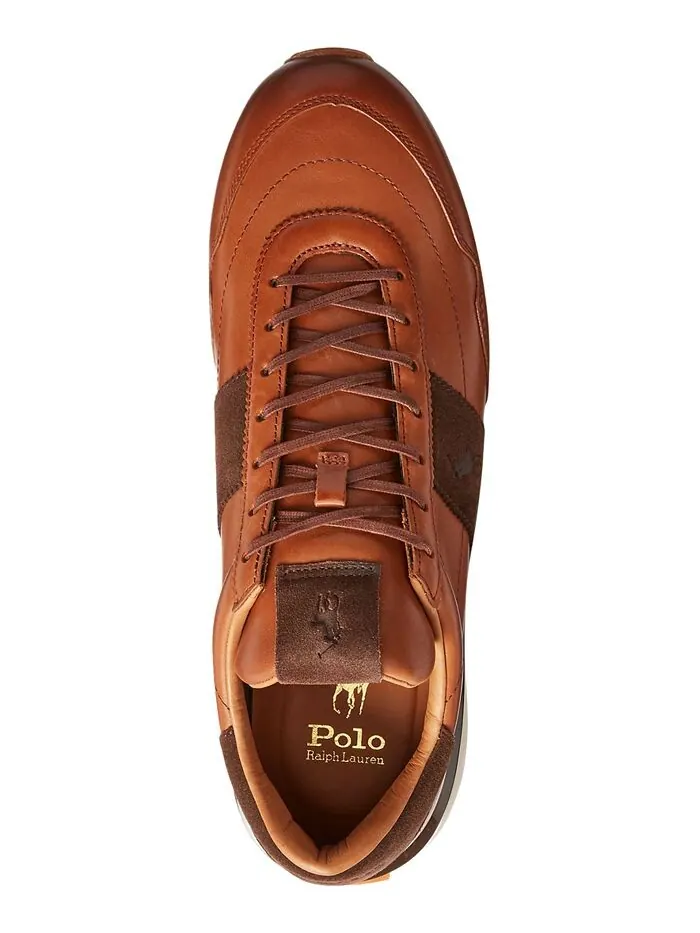 Мужские кроссовки Train 89 на шнуровке Polo Ralph Lauren — изображение 5 из 5, бежевый