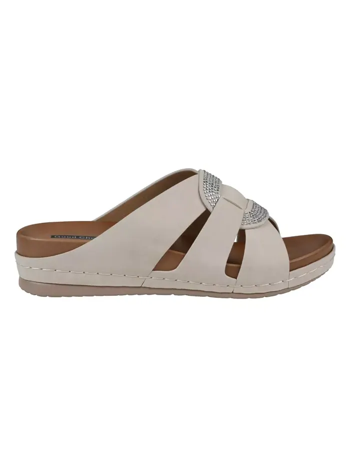 Женские босоножки-кюлоты Betsy с декоративными элементами GC Shoes — изображение 2 из 5, нудовый