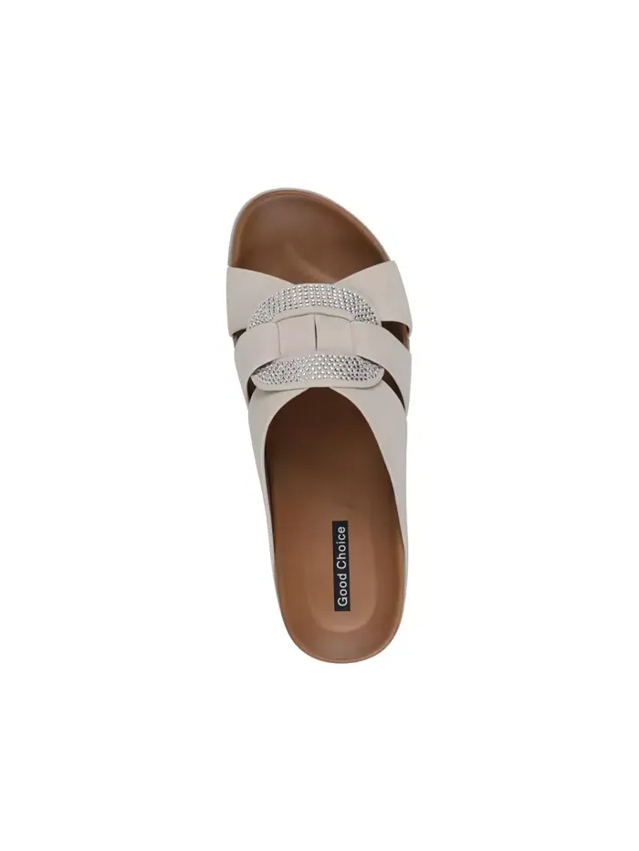 Женские босоножки-кюлоты Betsy с декоративными элементами GC Shoes — изображение 4 из 5, нудовый