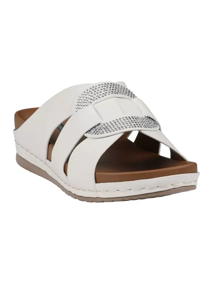 Женские босоножки-кюлоты Betsy с декоративными элементами GC Shoes — изображение 1 из 5, белый
