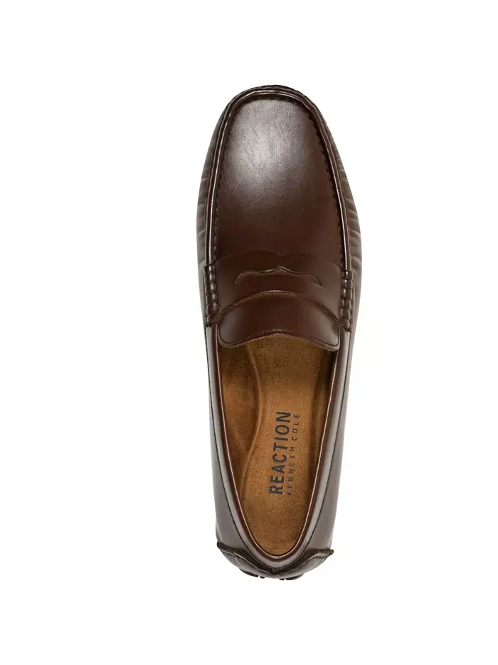 Мужские мокасины Sergio Penny Driving Loafers Kenneth Cole Reaction — изображение 4 из 5, коричневый
