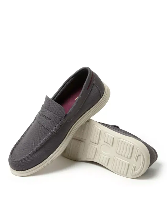 Мужские повседневные туфли Rollins Sport Knit Dearfoams — изображение 2 из 5, серый