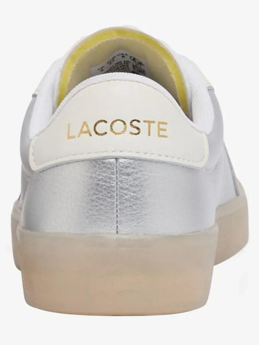 Мужские кроссовки Baseshot Pro 2 на шнуровке Lacoste — изображение 3 из 8, серебряный