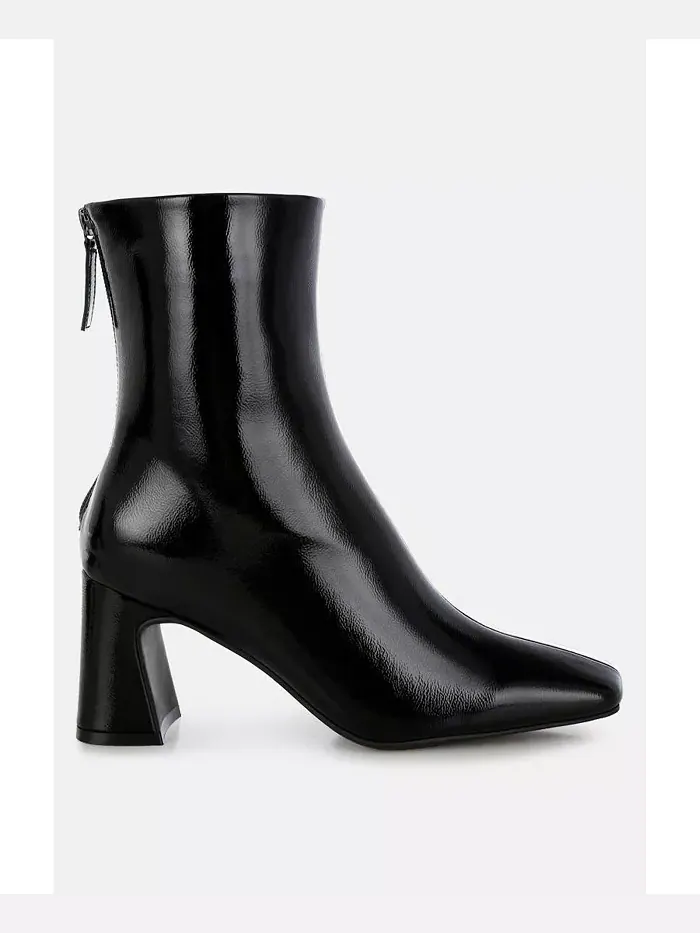 Ботинки Kostaka Patent с квадратным носком London Rag — изображение 1 из 3, черный