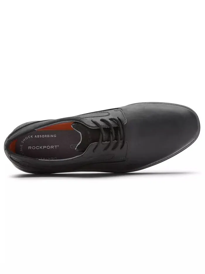 Мужские оксфордские туфли Garett Plain Toe Rockport — изображение 13 из 14, черный