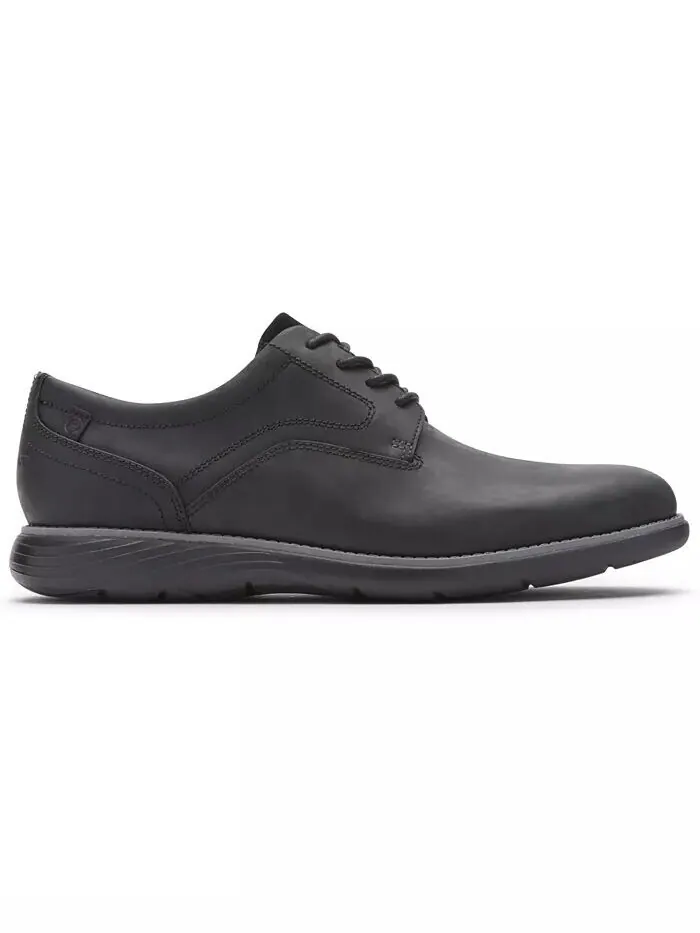 Мужские оксфордские туфли Garett Plain Toe Rockport — изображение 4 из 14, черный