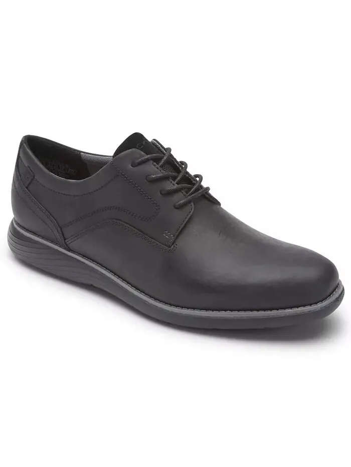 Мужские оксфордские туфли Garett Plain Toe Rockport — изображение 10 из 14, черный