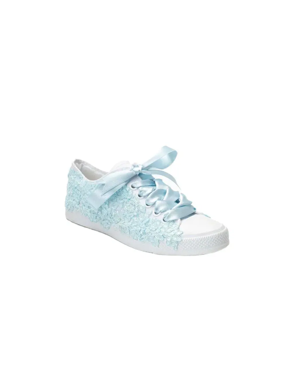 Женские свадебные кроссовки Azure Lace Bloom Forever & Always Shoes — изображение 1 из 4, белый