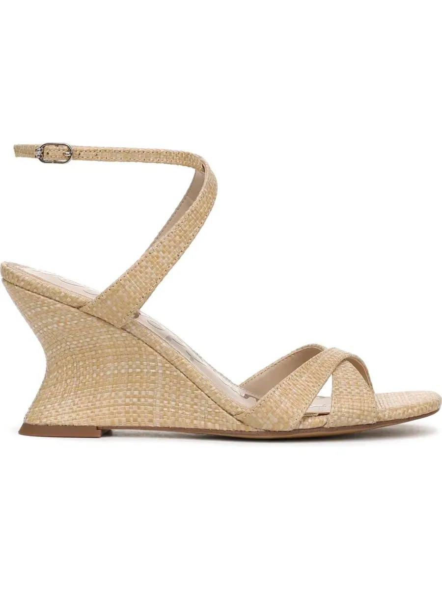 Женские сандалии на танкетке Davi с ремешками Sam Edelman — изображение 2 из 5