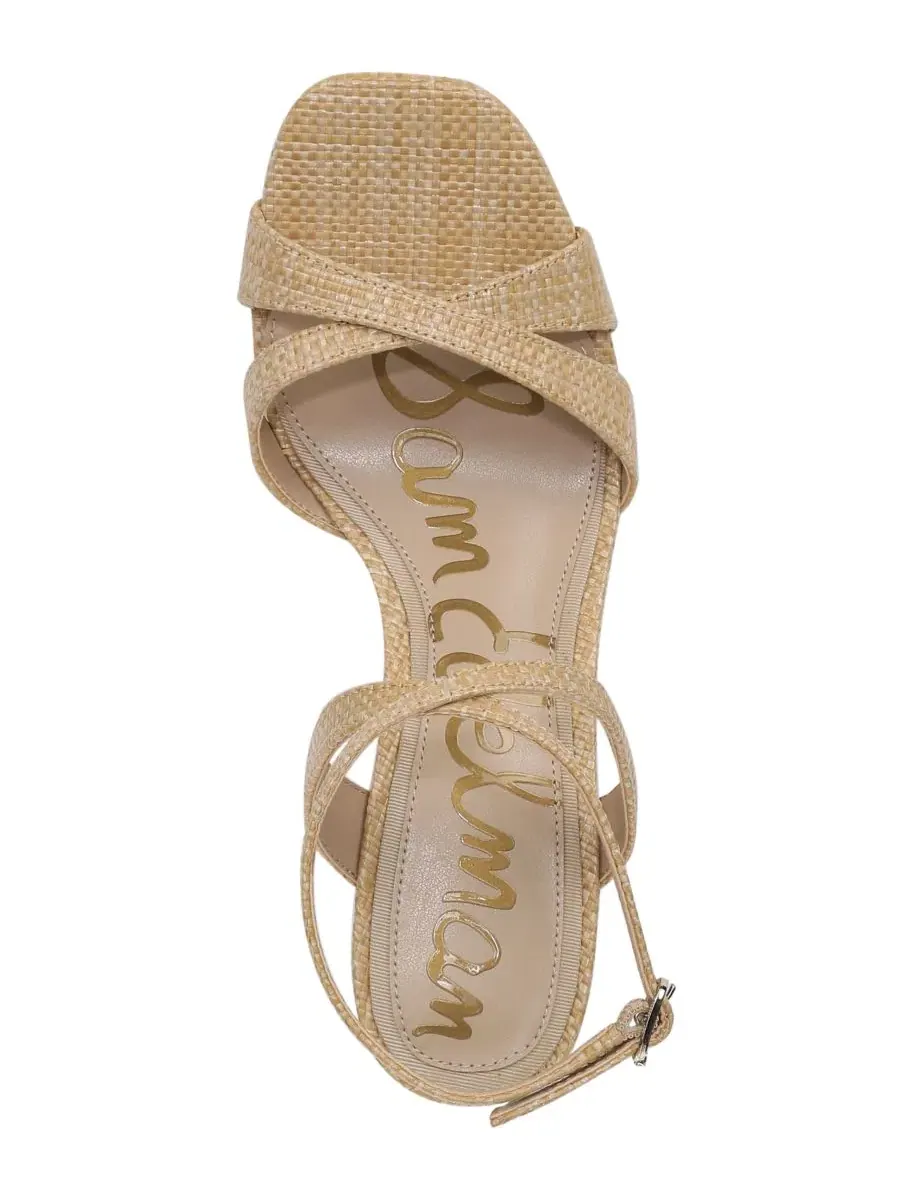 Женские сандалии на танкетке Davi с ремешками Sam Edelman — изображение 4 из 5