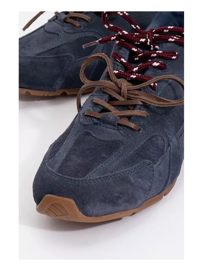 Селина Кроссовки из замши и кожи (женские) Forever & Always Shoes — изображение 4 из 5, темно-синий