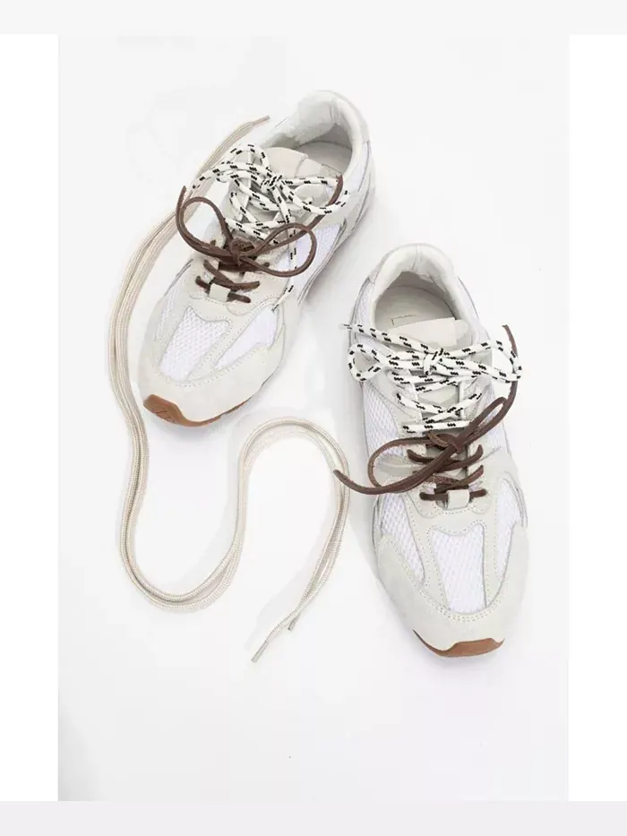 Селина Кроссовки из замши и кожи (женские) Forever & Always Shoes — изображение 2 из 4, белый