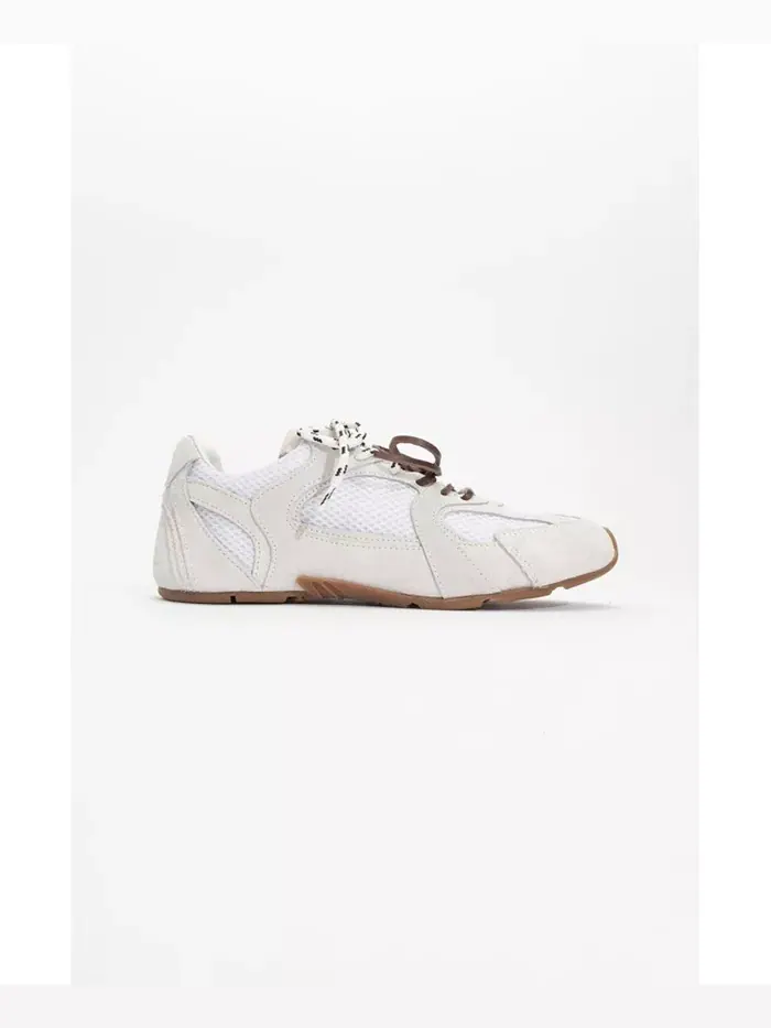 Селина Кроссовки из замши и кожи (женские) Forever & Always Shoes — изображение 3 из 4, белый