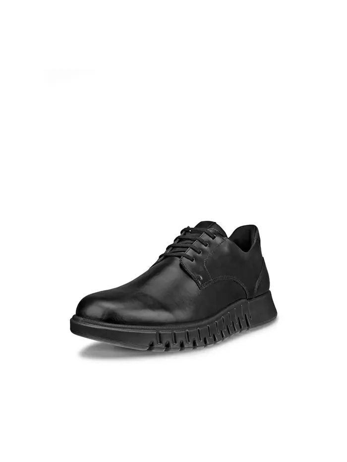 Мужские ботинки дерби Gruuv Hybrid Plain Toe Ecco — изображение 4 из 6, черный